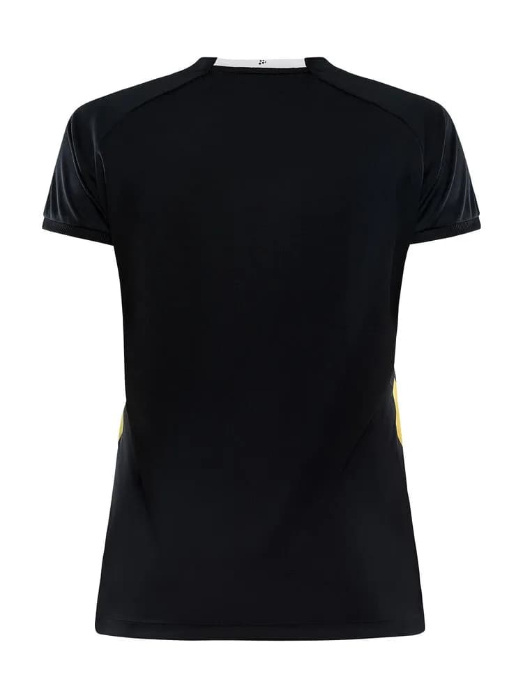 Progress 2.0 Stripe Jersey W - Black/Sweden Yellow