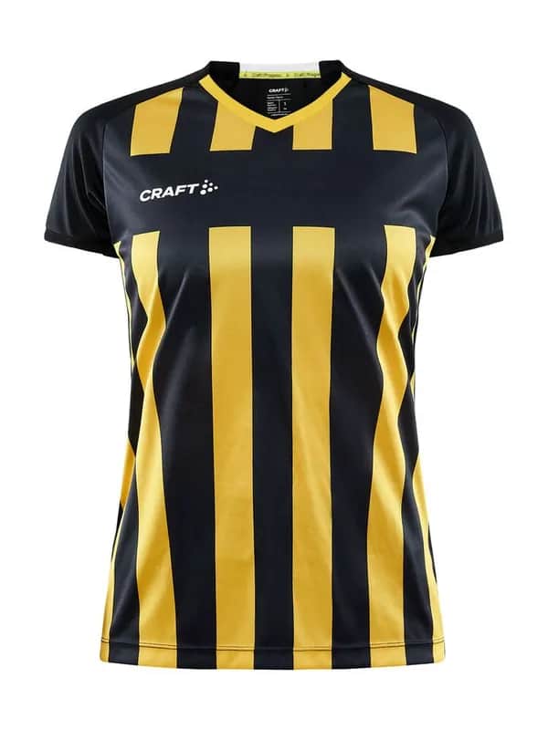 Progress 2.0 Stripe Jersey W - Black/Sweden Yellow