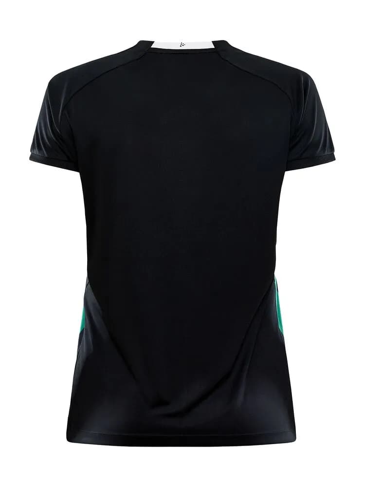 Progress 2.0 Stripe Jersey W - Black/Team Green
