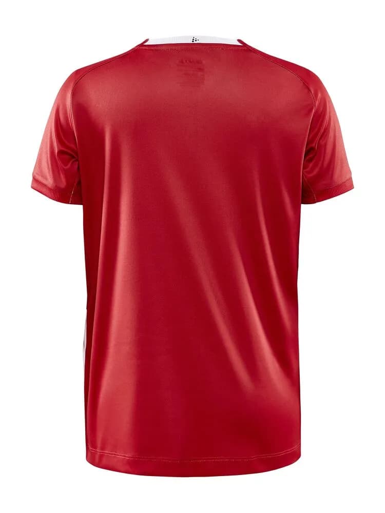 Progress 2.0 Stripe Jersey Jr - Bright Red/White