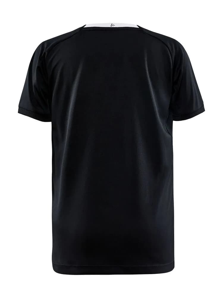 Progress 2.0 Stripe Jersey Jr - Black/Club Cobolt