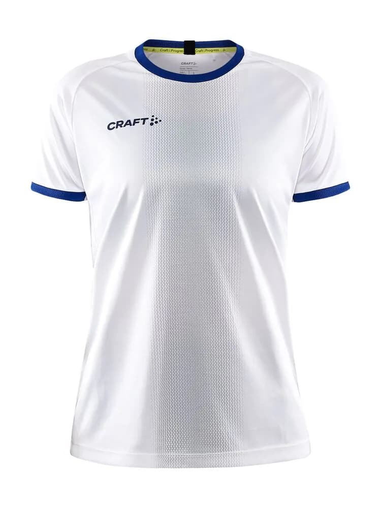 Progress 2.0 Graphic Jersey W - White/Club Cobolt