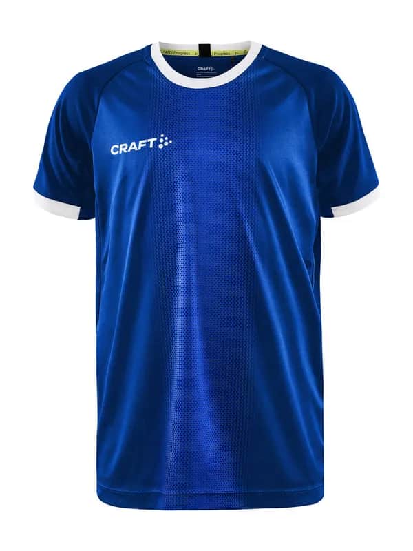 Progress 2.0 Graphic Jersey Jr - Club Cobolt/White