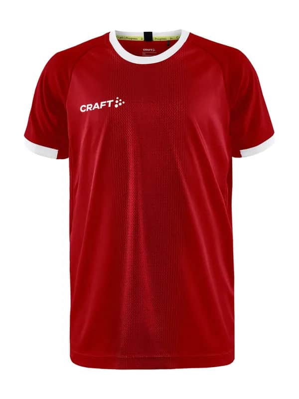 Progress 2.0 Graphic Jersey Jr - Bright Red/White