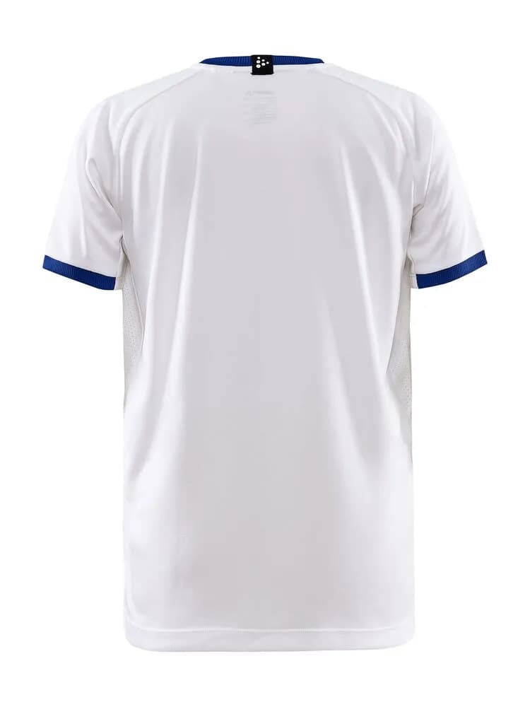 Progress 2.0 Graphic Jersey Jr - White/Club Cobolt