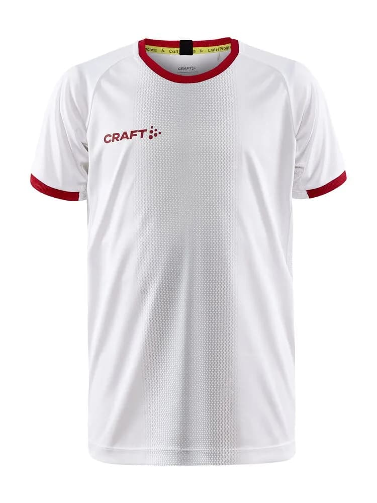 Progress 2.0 Graphic Jersey Jr - White/Bright Red