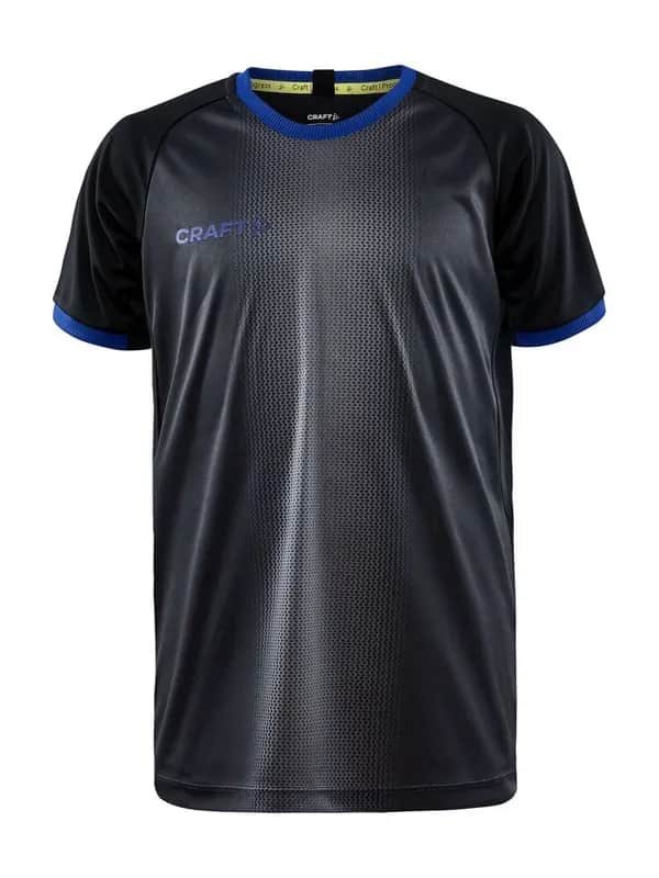 Progress 2.0 Graphic Jersey Jr - Black/Club Cobolt