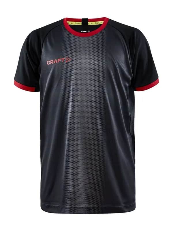 Progress 2.0 Graphic Jersey Jr - Black/Bright Red