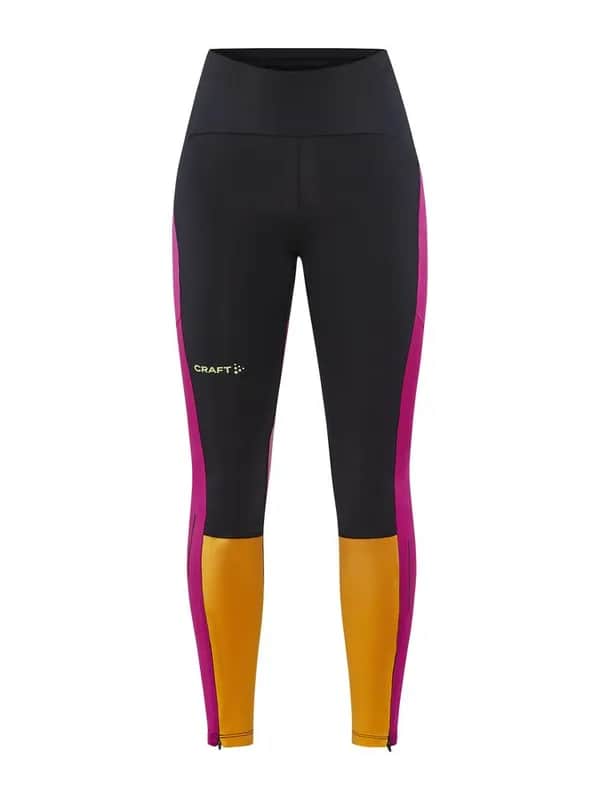PRO Hypervent Tights W - Black/Roxo