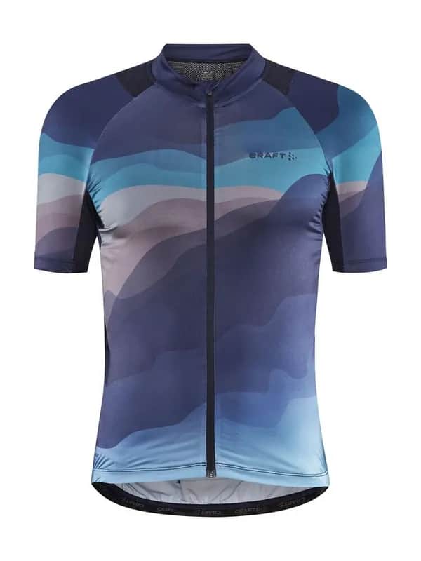 Adv Endur Graphic Jersey M - Aquamarine/Multi
