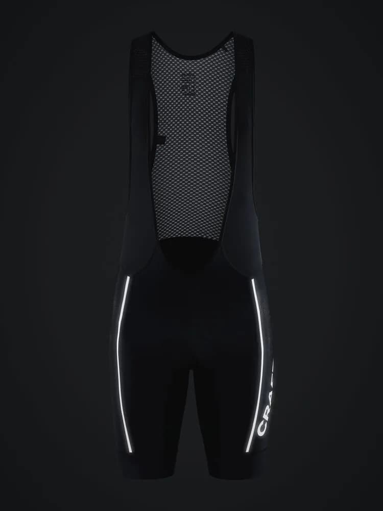 Adv Endur Lumen Bib Shorts M - Black
