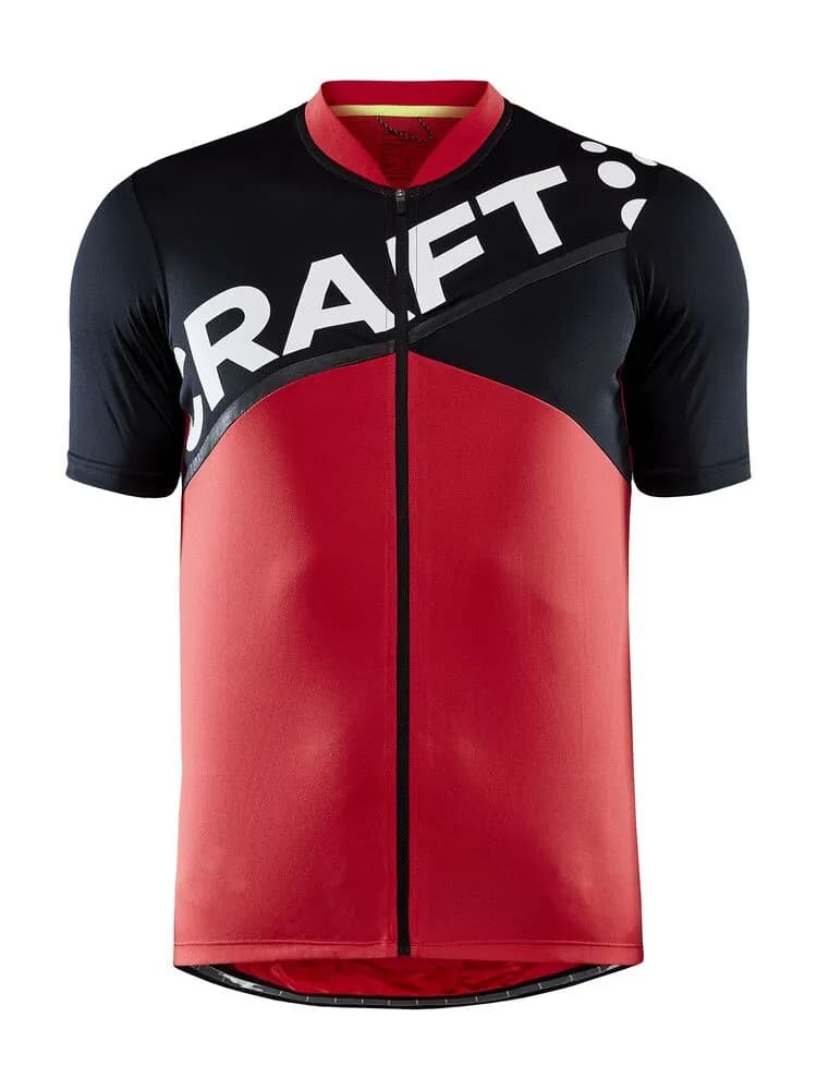 Core Endur Logo Jersey M - Bright Red/Black
