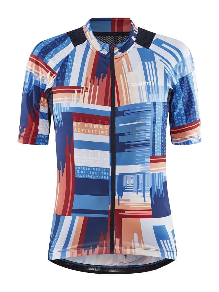 Adv Endur Graphic Jersey W - Blaze/Multi