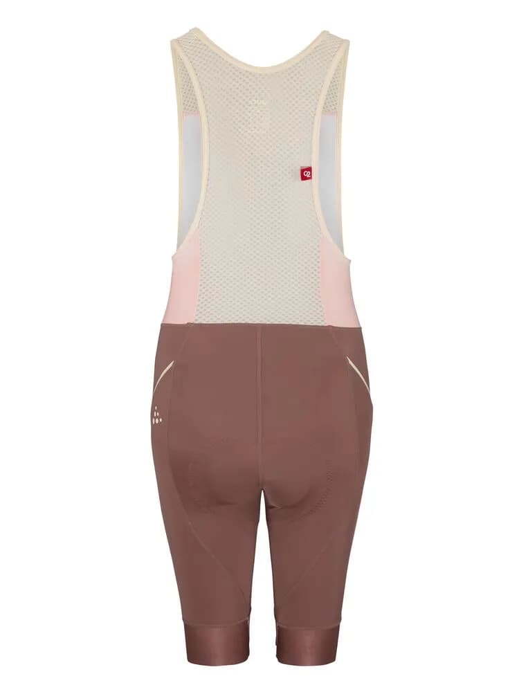 Adv Endur Bib Shorts W - Rose Brown/Tofu