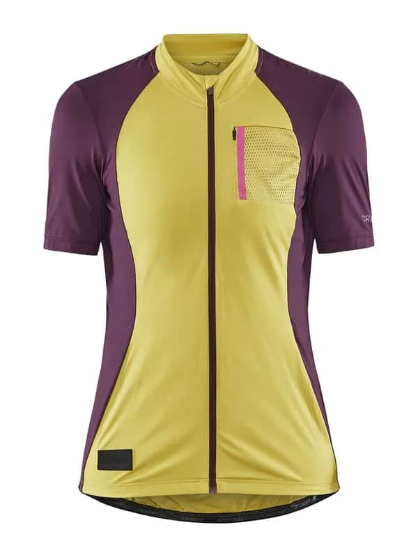 ADV Gravel SS Jersey W - Cress-Burgundy