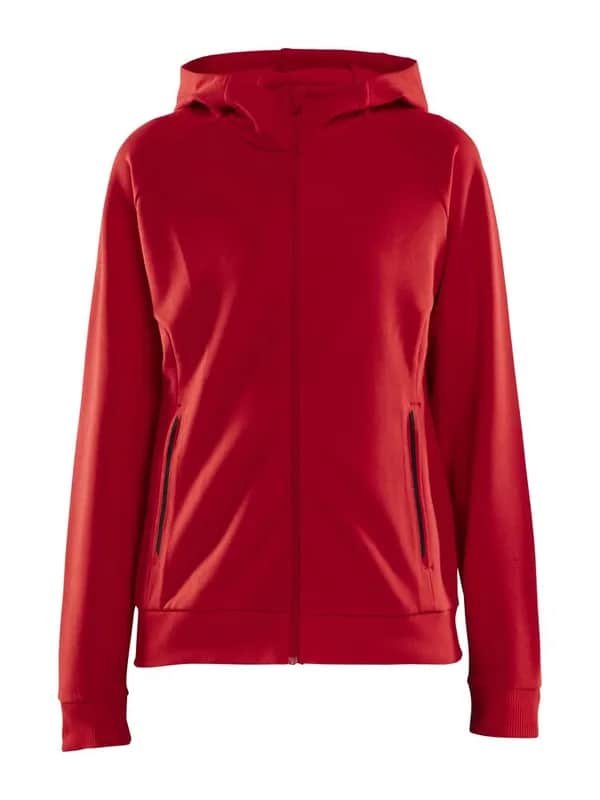 Core Soul Full Zip Hood W - Bright Red