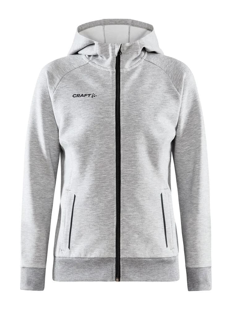 Core Soul Full Zip Hood W - Grey Melange