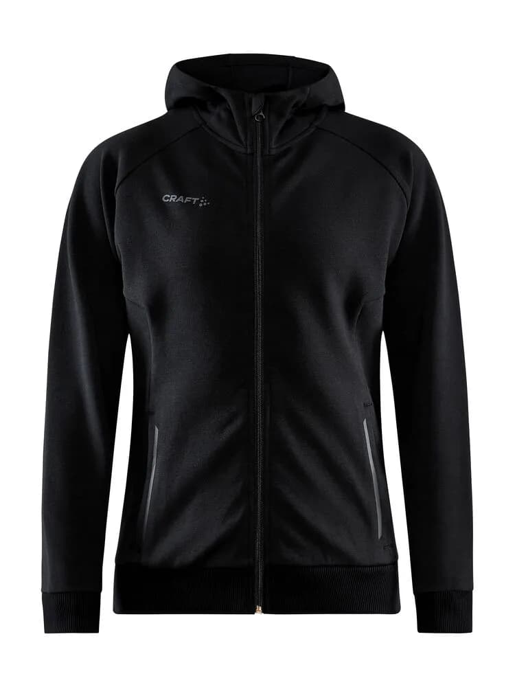 Core Soul Full Zip Hood W - Black