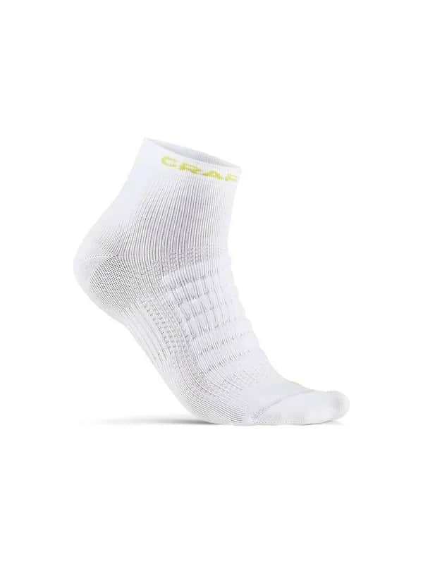 Adv Dry Mid Sock - White