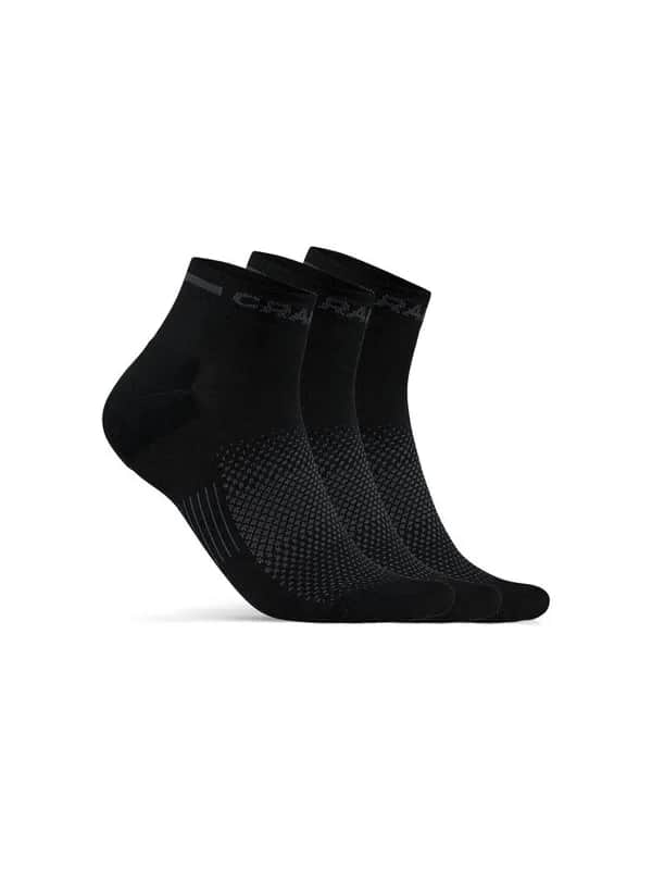 Core Dry Mid Sock 3-Pack - Black