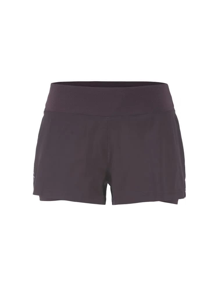 Adv Essence 2-In-1 Shorts W - Dk Plum