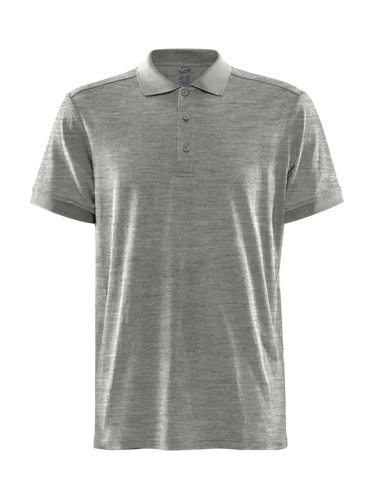 Core Blend Polo Shirt M - Grey Melange