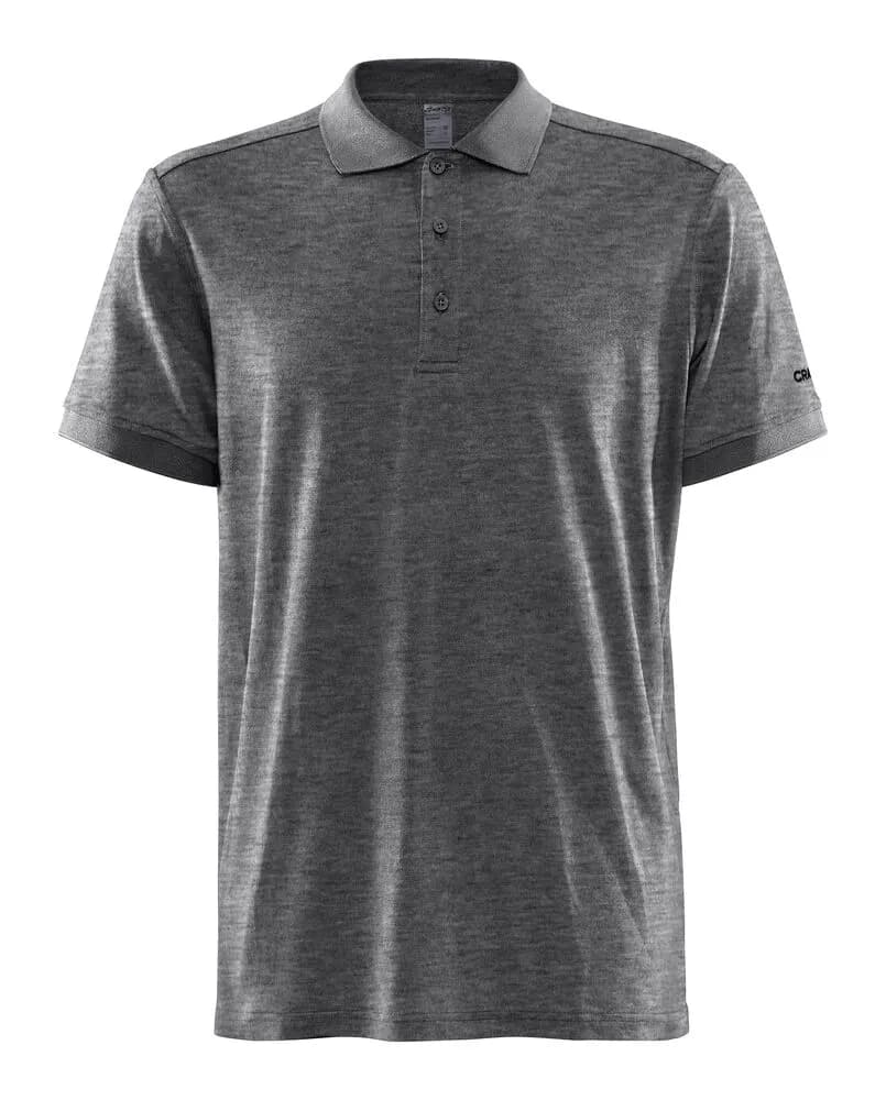 Core Blend Polo Shirt M - Dk Grey Melange