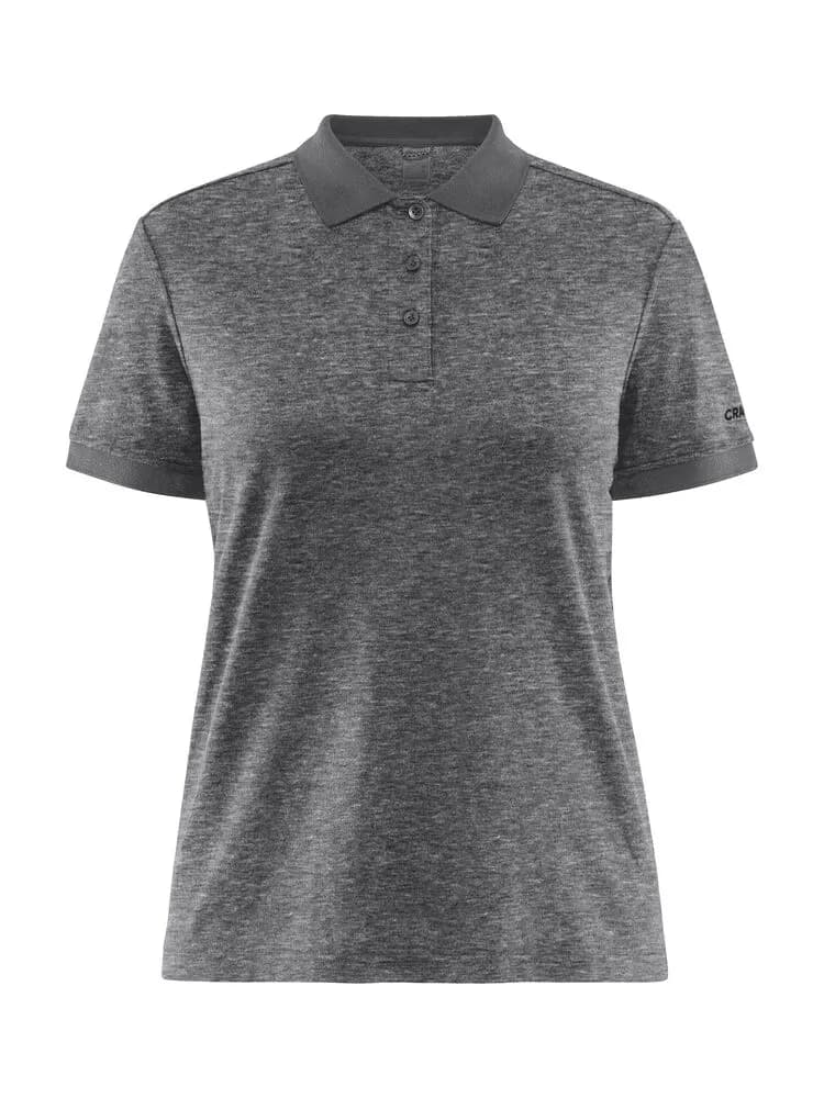 Core Blend Polo Shirt W - Dk Grey Melange