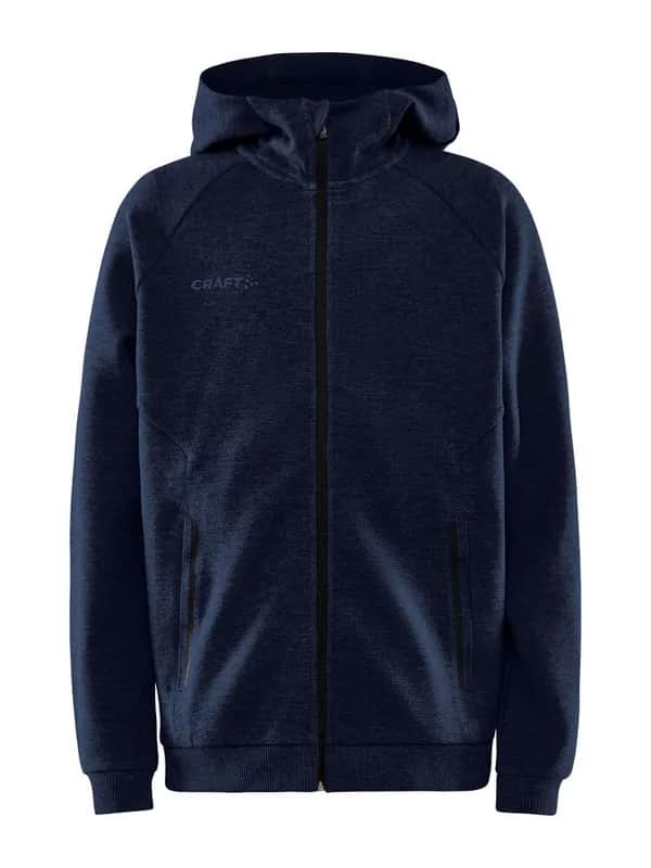 Core Soul Full Zip Hood Jr - Dark Navy
