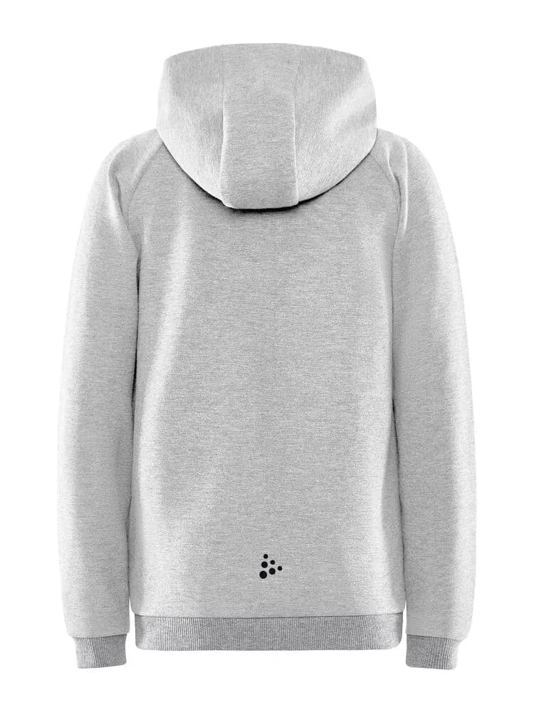 Core Soul Full Zip Hood Jr - Grey Melange