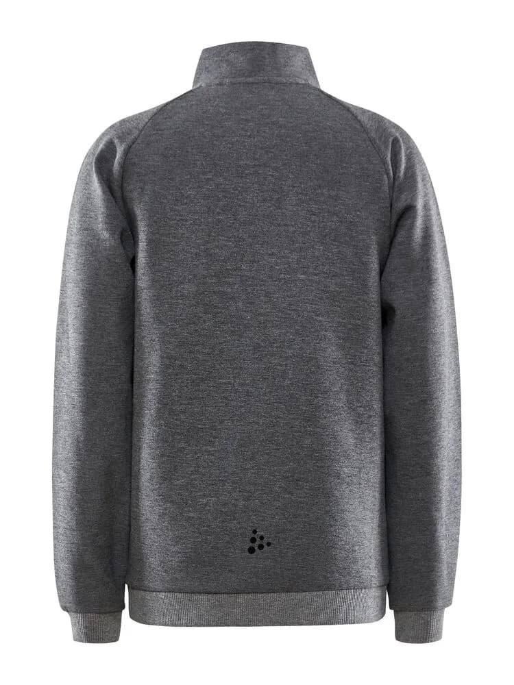 Core Soul Full Zip Jacket Jr - Dk Grey Melange