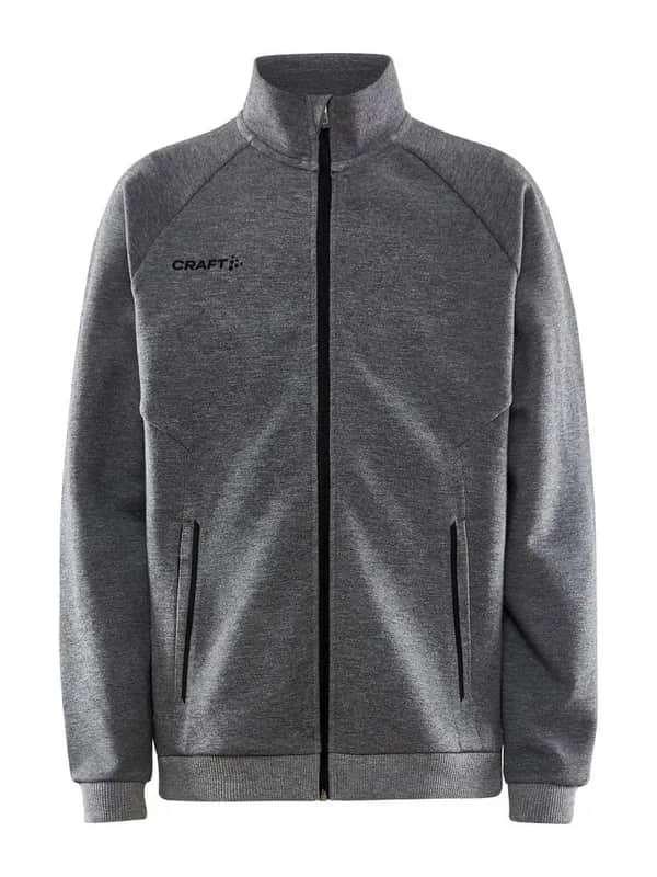 Core Soul Full Zip Jacket Jr - Dk Grey Melange