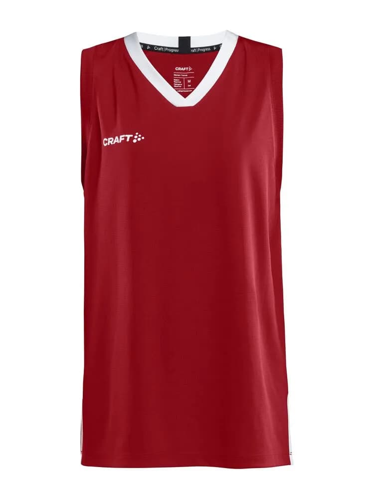 Basket 2.0 Singlet JR - Bright Red