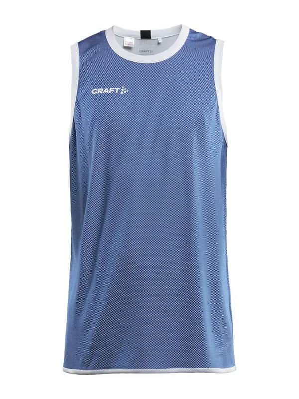 Progress Reversible Basket Singlet M - Club Cobolt/White
