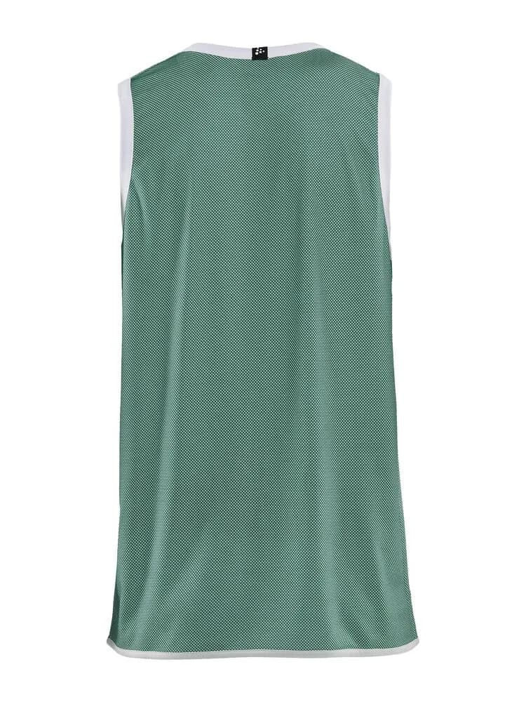 Progress Reversible Basket Singlet M - Team Green/White