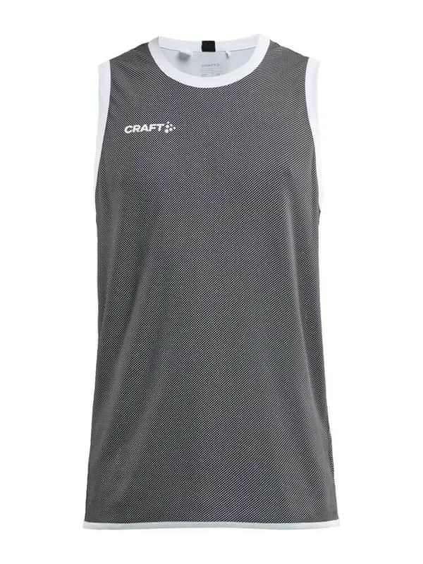 Progress Reversible Basket Singlet M - Black/White