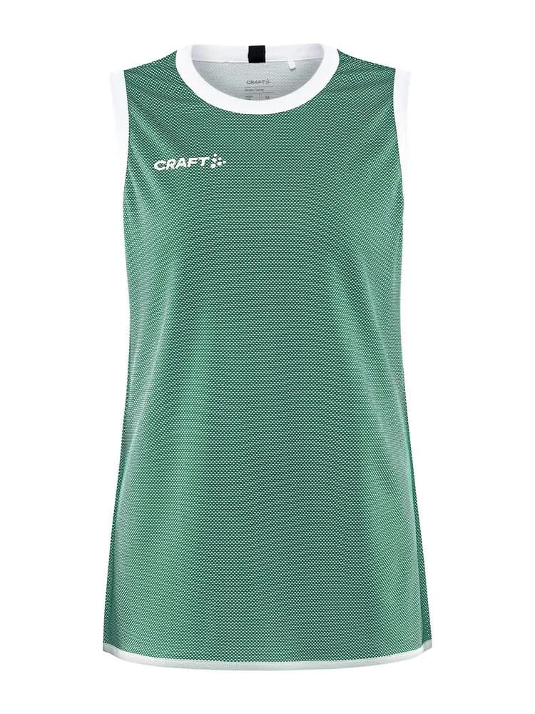 Progress Reversible Basket Singlet W - Team Green/White