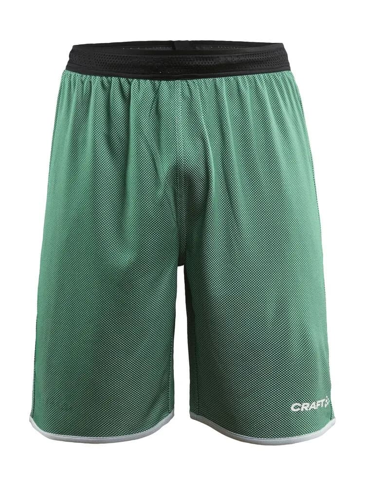 Progress Reversible Basket Shorts M - Team Green/White
