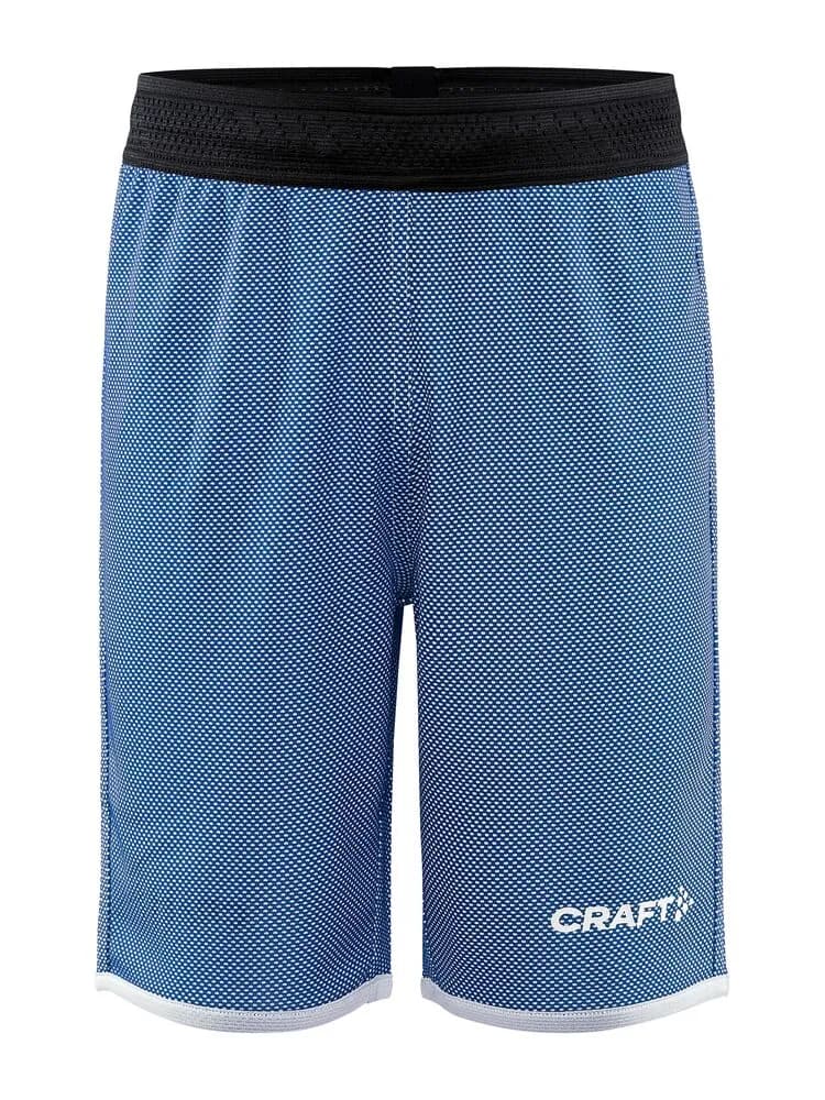 Progress Reversible Basket Shorts Jr - Club Cobolt/White