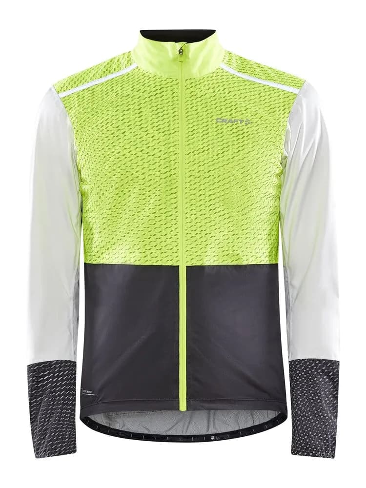 Adv Bike Hydro Lumen Jacket M - Flumino/Ash White