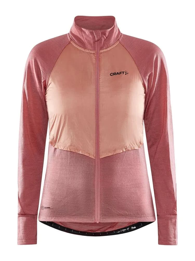 Adv Bike SubZ Wool LS Jersey W - Coral/Glow