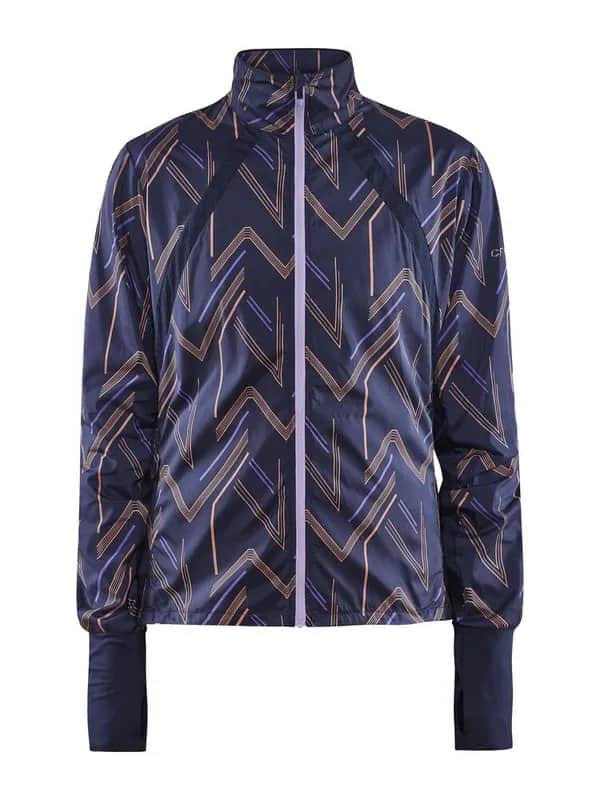 Adv Essence Wind Jacket W - Blaze/Cliff