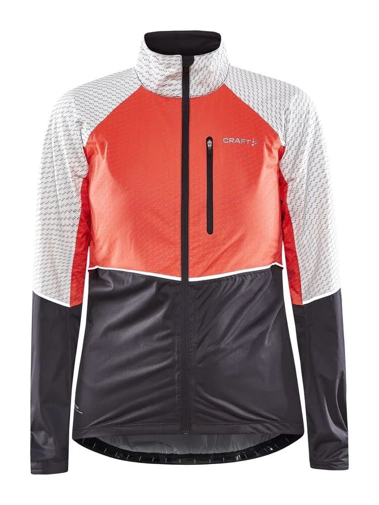 Adv Bike Hydro Lumen Jacket W - Shock/Ash White