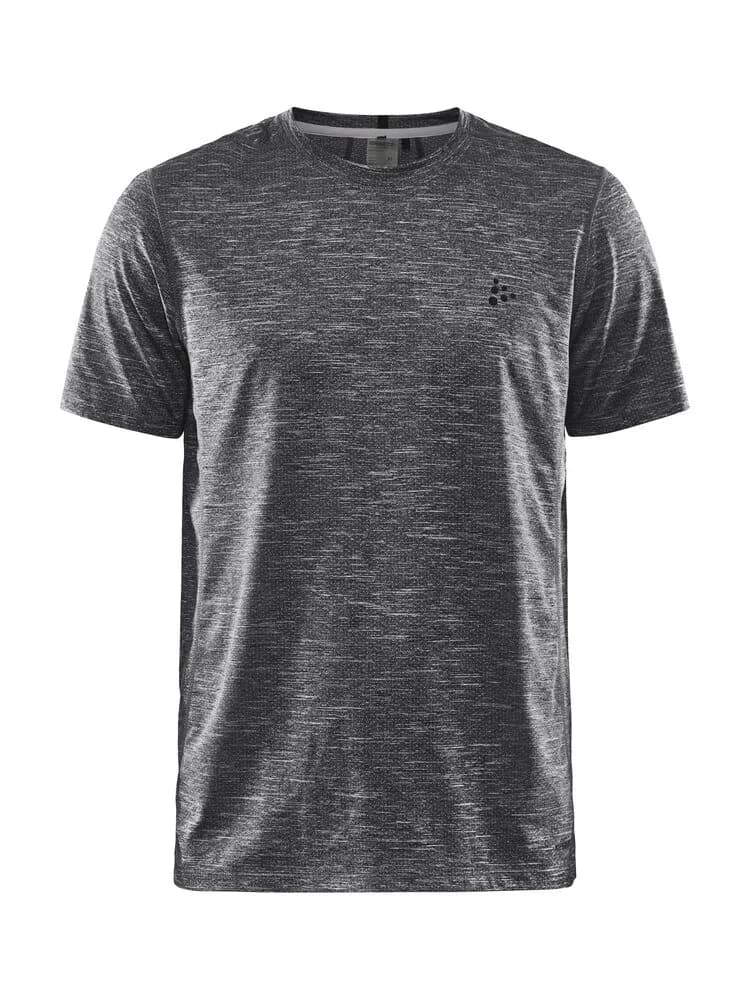 Adv Charge Melange SS Tee M - Black Melange