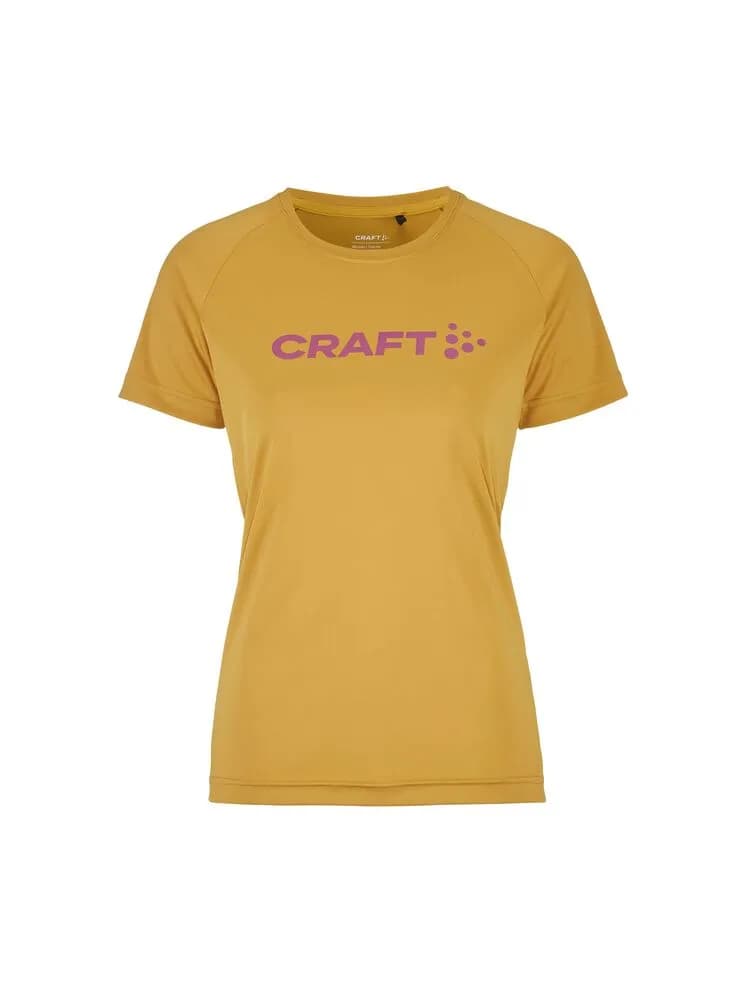 Core Essence Logo Tee W - Turmeric/Rouge