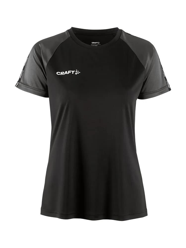 Squad Go Contrast Jersey W - Black/Granite