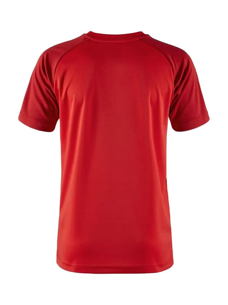 Squad Go Contrast Jersey Jr - Bright Red/Express
