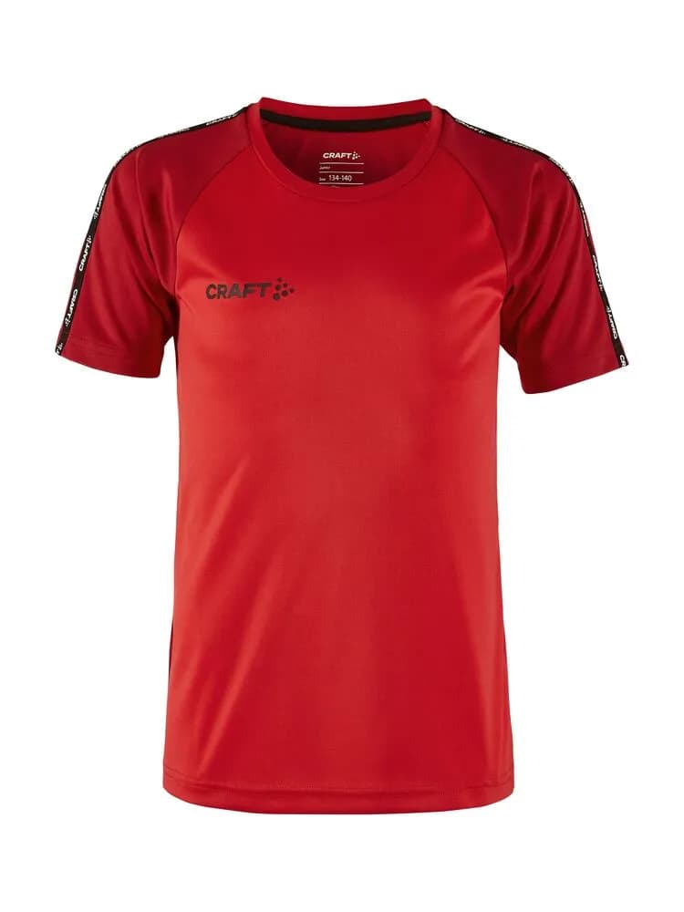 Squad Go Contrast Jersey Jr - Bright Red/Express