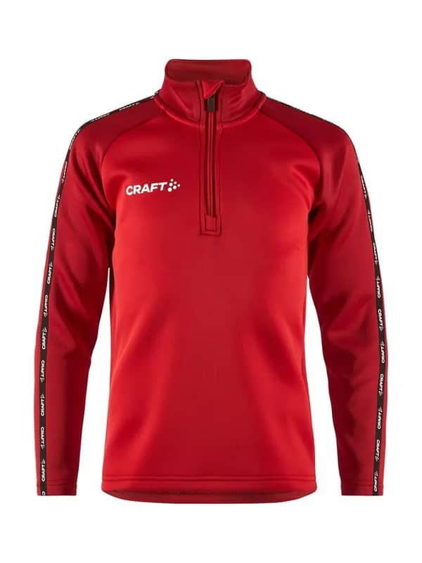 Squad 2.0 Half Zip Jr - Bright Red/Express
