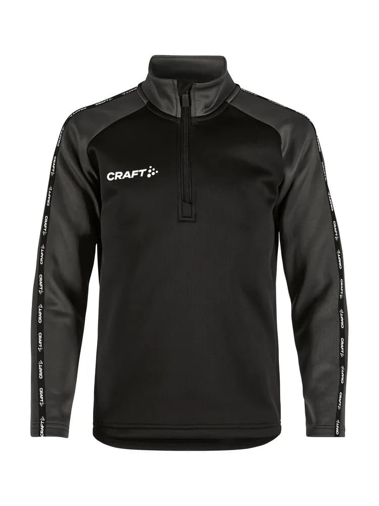 Squad 2.0 Half Zip Jr - Black/Granite